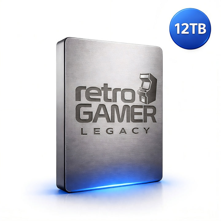 12TB · 98K+ Games · Hyperspin · LaunchBox · RetroBat · TecknoParrot · KODI