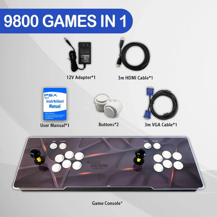 Pandora Saga DX2 Plus 9800 in 1 TV Arcade System