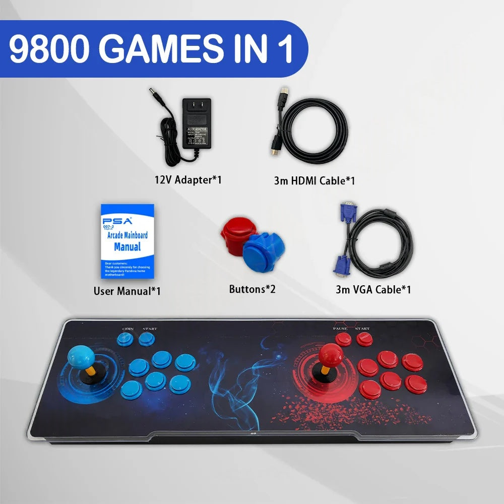Pandora Saga DX2 Plus 9800 in 1 TV Arcade System