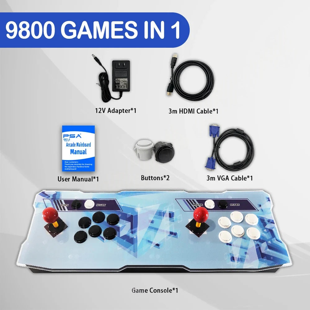 Pandora Saga DX2 Plus 9800 in 1 TV Arcade System