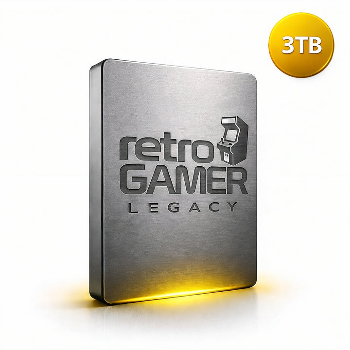 3TB · 20K+ Games · Hyperspin · LaunchBox · RetroBat · TecknoParrot · KODI