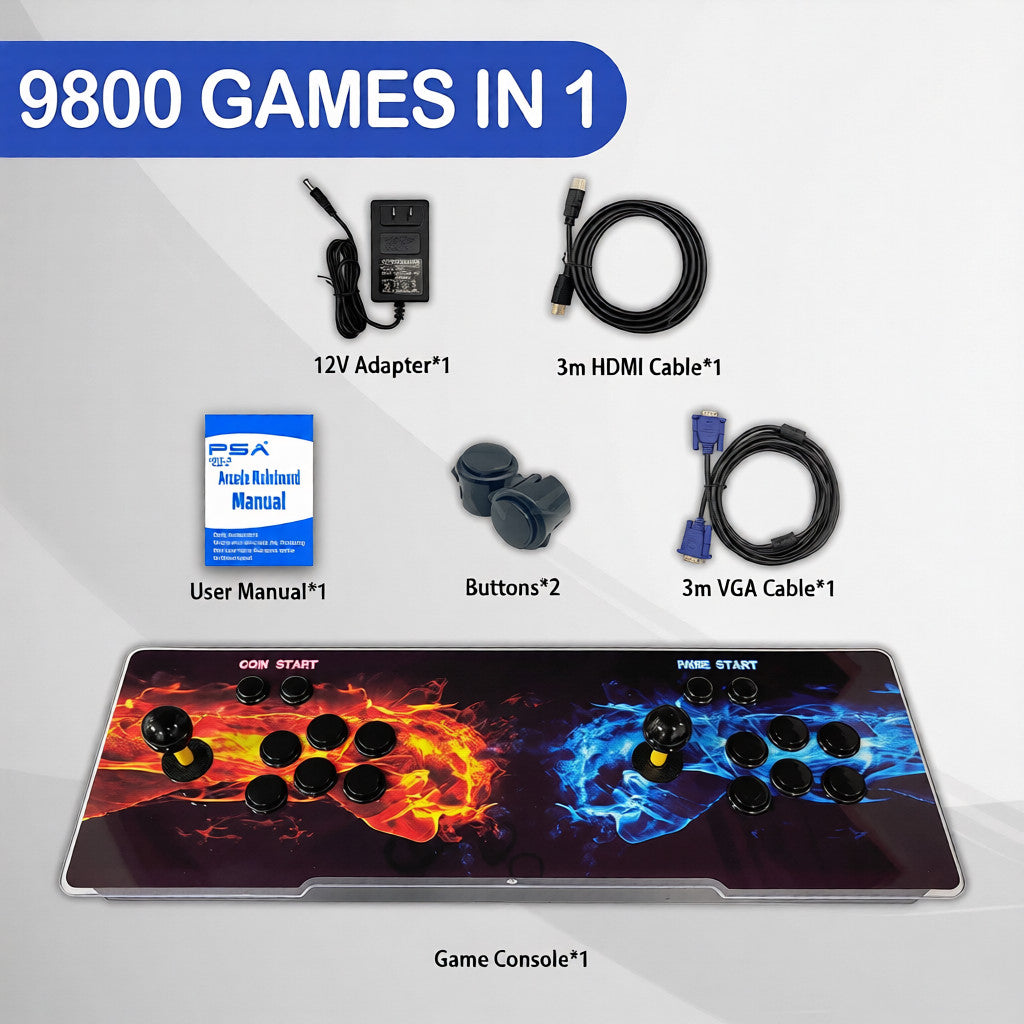 Pandora Saga DX2 Plus 9800 in 1 TV Arcade System