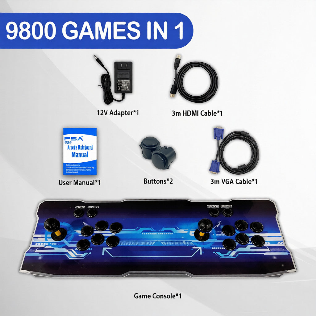 Pandora Saga DX2 Plus 9800 in 1 TV Arcade System