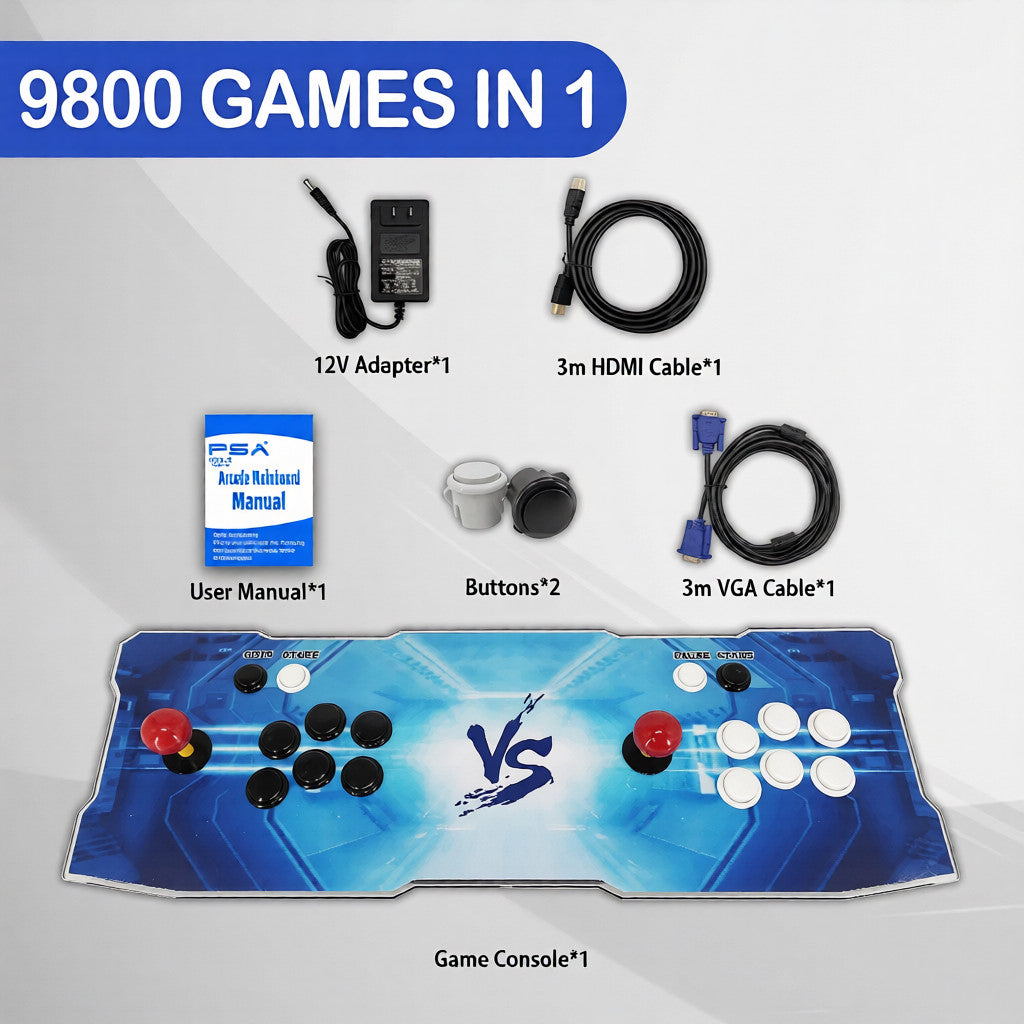 Pandora Saga DX2 Plus 9800 in 1 TV Arcade System