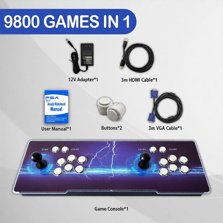 Pandora Saga DX2 Plus 9800 in 1 TV Arcade System